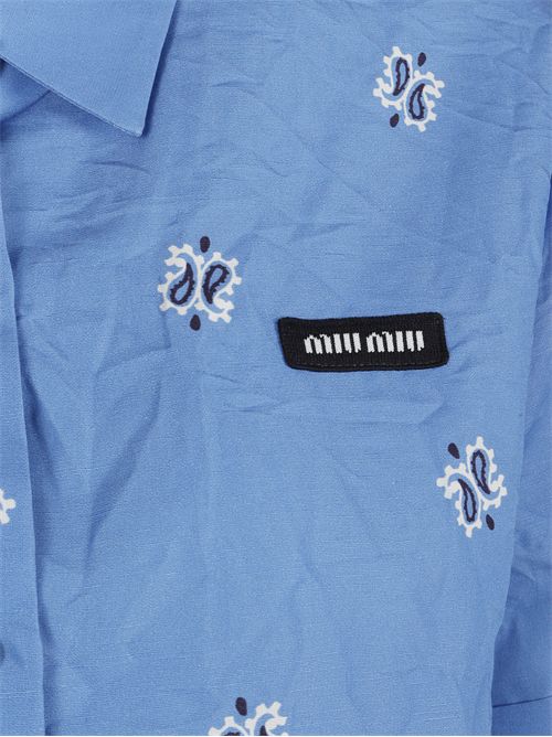 Bandana shirt MIU MIU | MK195117XXF061M
